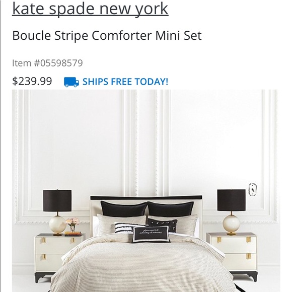 Kate Spade Boucle Bedspread